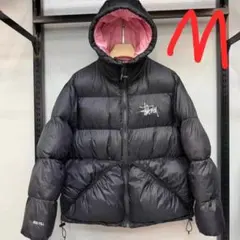 Stussy 刺繍 ブラック Mサイズ ダウンジャケット