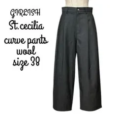 美品Girlish St.ceciliaグルカデニムワイドパンツ38 - メルカリ