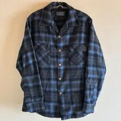ペルドルトン50sPendleton 100% ヴァージンウール ネルシャツ L