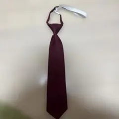 【ネクタイ無地】赤色　レッド　ネクタイ　つけネクタイ 長さ調節可