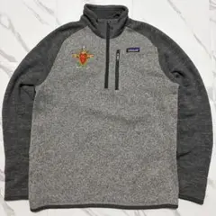 m*e様 Patagonia パタゴニアベターセーターハーフジップMグレーフリー