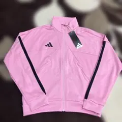 adidas トラックジャケット M ネイビーピンク ドット柄 - メルカリ