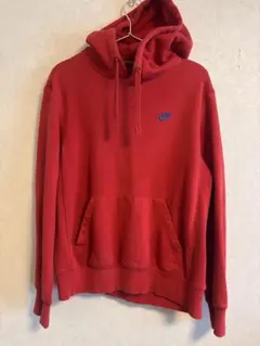 NIKE ナイキ パーカー レッド 刺繍ロゴ