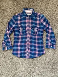 Abercrombie & Fitch レディースチェック柄長袖シャツ　サイズS