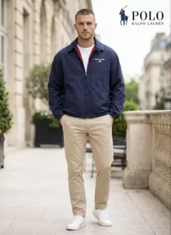 POLO RALPH LAUREN スイングトップ Mサイズ ネイビー