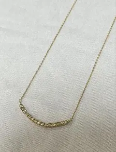 GSTV K18ネックレス GSTV K18YG ケーブルスパイラルネックレス 約2.4g