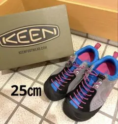 KEEN スニーカー グレー×ブルー×ピンク24㎝向けのサムネイル