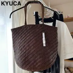 イチアンティークス KYUCA レザーメッシュ バッグ ベージュ - メルカリ
