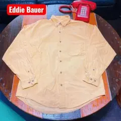 Eddie Bauer エディーバウアー コーデュロイ BDシャツ マスタード