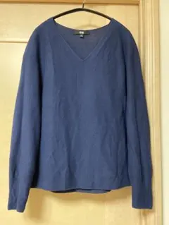 UNIQLO ネイビー Vネックセーター XS