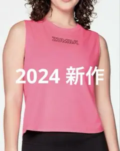 2024　JWI/正規品　着用2回　ZUMBA/ズンバ　タンクトップ　ピンク