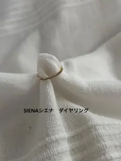 SIENAシエナ　ダイヤリング　 K10 YG 7号のサムネイル