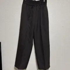 AMERICAN HOLIC ダークブラウン チェック柄 ワイドパンツ Mサイズ