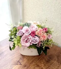 母の日ギフト｜どこから見ても美しいプレミアムMラウンドアレンジ｜360
