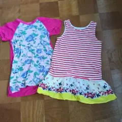 TORIDORY 花柄ラグランチュニック 130cm おまけつき