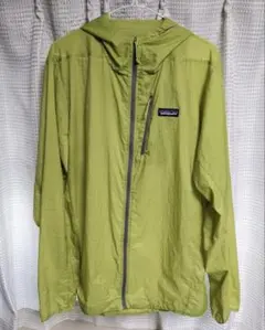 【中古】Patagonia(パタゴニア)フーディニジャケット黄緑 L 24142のサムネイル