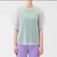 PLEATS PLEASE TATAMI メッシュ　バルーンスリーブジャケット PLEATS PLEASE TATAMI メッシュ バルーンスリーブジャケット - メルカリ