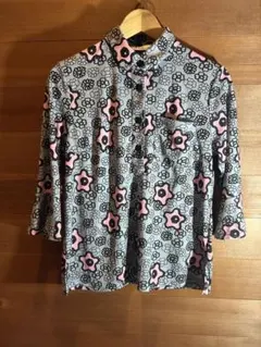 machiko RJ jinto 花柄七分袖シャツ