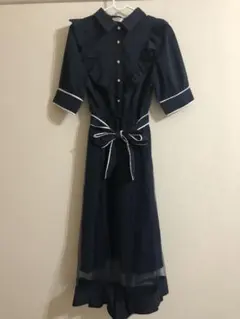 紺色　ワンピース　量産型