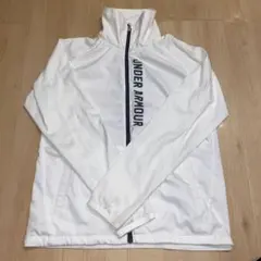 アンダーアーマー レディース ウーブン フルジップジャケット ホワイト Mサイズ