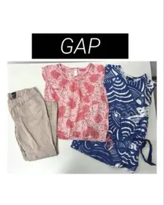 GAP キッズ130 夏服　まとめ売り 3点 セット　女の子　花柄　総柄