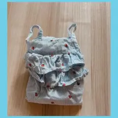 H&M ストライプ レディバグロンパース 68cm てんとう虫