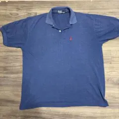 80s~90s Polo by RalphLaurenネイビーXLポロシャツ