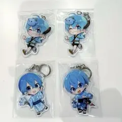 すとぷり ころんくん アクリルキーホルダー Summer ver. 4つセット