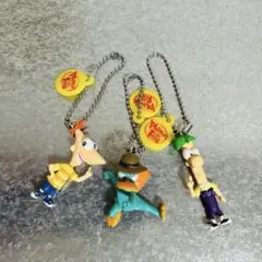 フィニアスとファーブ フィギュアマスコット　3種セット