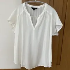BANANA REPUBLIC アイボリー ブラウス Lサイズ