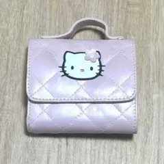 ハローキティ キルティング　財布 ウォレット　ピンク　90年代　当時物
