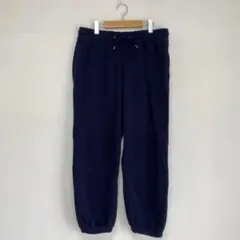 【H&M】スウェット　パンツ　メンズ【M】ネイビー　紺　部屋着　楽ちん　秋冬