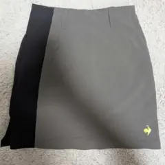 le coq sportif ゴルフスカート グレー×ブラックのサムネイル