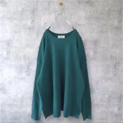 ★美品◆スローブイエナ◆ウォッシャブルウールスムースニットプルオーバーgre