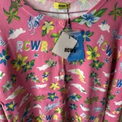RCWB トロピカル柄 カーディガン M