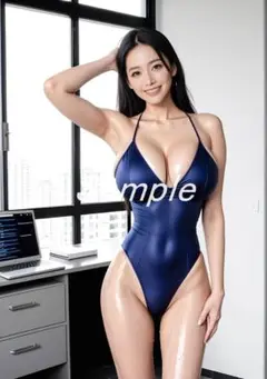 高画質 AI美女 A4 水着 ポスター BD008