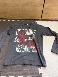 恐竜プリント長袖カットソー 130