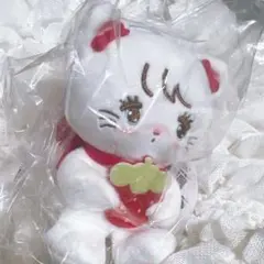 mikko illustrations いちごマスコットぬいぐるみ　ムース