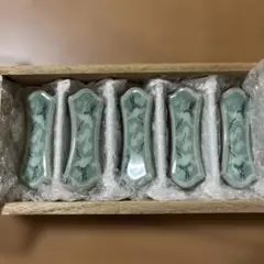 茶道具 青磁 木の葉菓子鉢 暁泉窯 権泰鉉 作歴+共箱 定価35万円 未使用 茶道具 青磁 木の葉菓子鉢 暁泉窯 権泰鉉 作歴+共箱 定価35万円