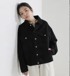 select MOCA ビッグシルエット デニムジャケット ブラック L
