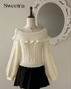 SHEIN レディース　トップス　オフショルダー