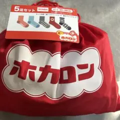 ホカロン レディース ソックス 5足セット 23〜25cm しまむら