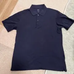 UNIQLO ネイビー ドライカノコポロシャツ Lサイズ