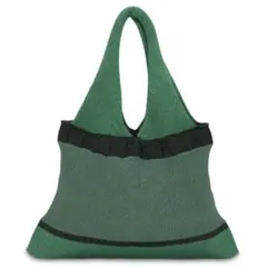 PELLE BORSA ニットトートバッグ グリーンのサムネイル