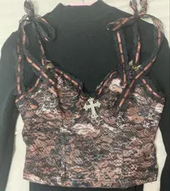 SHEIN ビスチェ リブニット