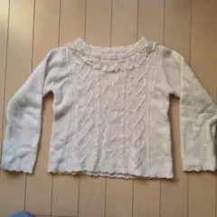 ケーブル編み セーター120 axes femme kids