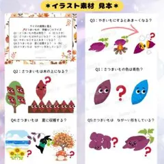【スケッチブックシアター/シアター素材】 芋掘りクイズ #誕生日 #9月