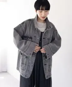 【美品】　デニムカバーオール　LEPSIM
