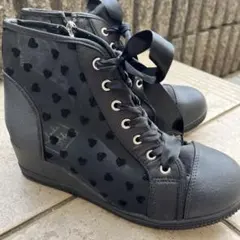 スケルトンショートブーツ