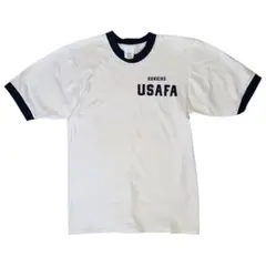 ビンテージ 70s チャンピオン ミリタリー USAFA リンガー Tシャツ